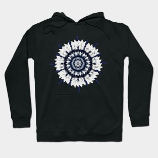 Blue Sash Flower Mandala Hoodie